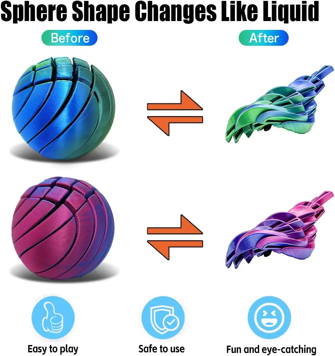 3D Printed Slime Ball Fidget Toy